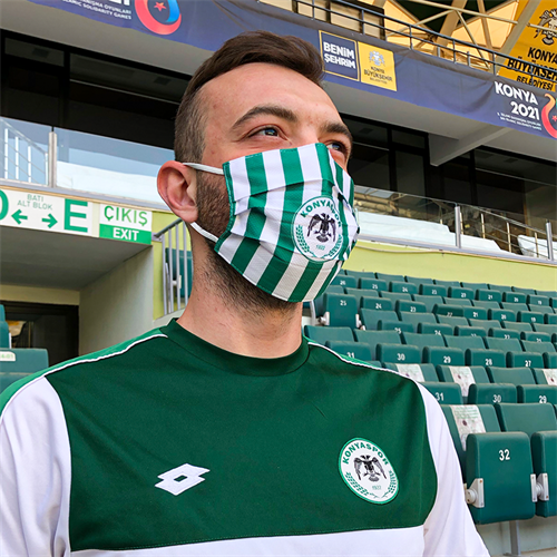 KONYASPOR ÇUBUKLU MASKE - Görsel 2