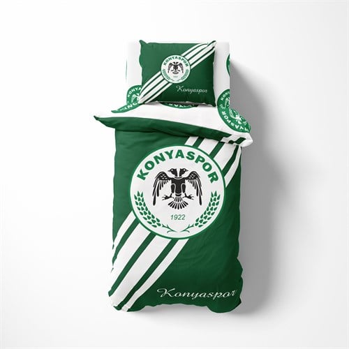 KONYASPOR YEŞİL TEK KİŞİLİK NEVRESİM TAKIMI - Görsel 3