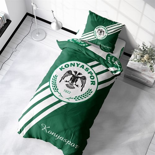 KONYASPOR YEŞİL TEK KİŞİLİK NEVRESİM TAKIMI - Görsel 2