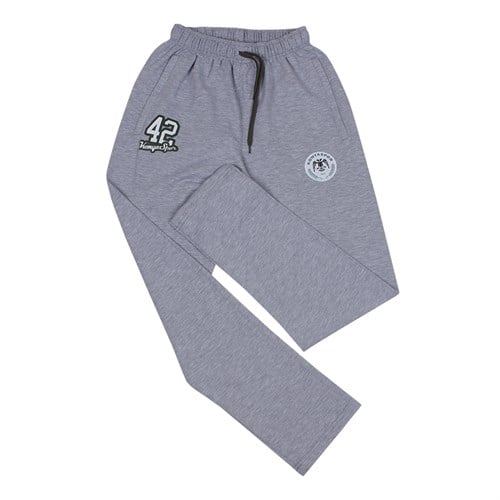 SPR 2 İPLİK ÇOCUK PANTOLON - GRİ MELAJ